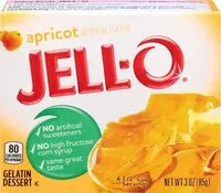 Mängden socker i Jello apricot gelatin dessert mix boxes