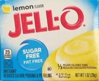 Mängden socker i Instant sugarfree fatfree lemon pudding pie filling