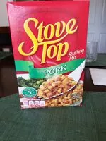 Mängden socker i Stove Top Stuffing mix, pork