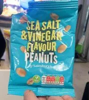 Mängden socker i Sea salt & vinegar flavour peanuts