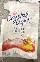 Mängden socker i Crystal Light