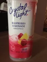 Mängden socker i Crystal Light Raspberry Lemonade