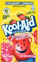 Mängden socker i Kool aid strawberry lemonade twist drink mix