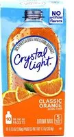 Mängden socker i Crystal light on the go classic orange