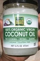 Mängden socker i Native forest organic virgin coconut oil