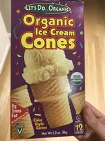 Mängden socker i Organic Ice Cream Cones
