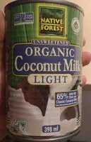 Mängden socker i Coconut milk light