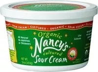Mängden socker i Organic Sour Cream