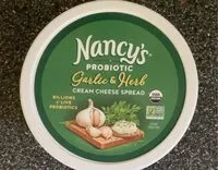 Mängden socker i Probiotic Garlic & Herb Cream Cheese Spread