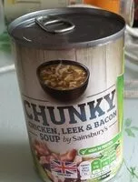 Mängden socker i Chunky chicken leek and bacon soup