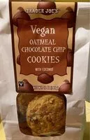 Mängden socker i Vegan oatmeal chocolate chip cookies with coconut