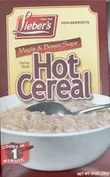 Mängden socker i Hot Cereal - Maple & Brown Sugar