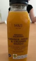 Mängden socker i Orange Juice & Crushed Mango