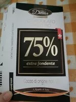 Mängden socker i delidor cioccolato svizzero 75% extra fondente