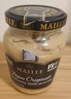 Mängden socker i Maille, traditional dijon mustard, hot