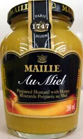 Mängden socker i Maille Mustard FR_AU MIEL 230 GR