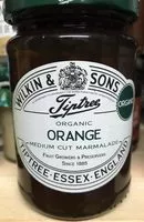 Mängden socker i Sons Ltd Tiptree Organic Orange Medium Cut Marmalade