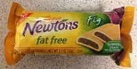 Mängden socker i Nabisco newtons lunchbox cookies fig fat free1x2.1 oz