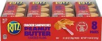 Mängden socker i Peanut butter cracker sandwiches individual snack packs