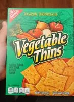 Mängden socker i Vegetable thins