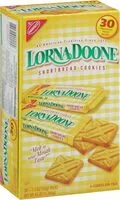 Mängden socker i Lorna doone shortbread cookies