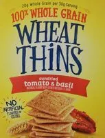 Mängden socker i Sundried Tomato & Basil Wheat Thins