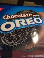 Mängden socker i Nabisco oreo sandwich cookies chocolate chocolate creme1x15.25 oz