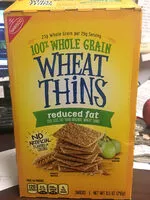 Mängden socker i wheat thins crackers, reduced fat