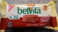 Mängden socker i Nabisco belvita cookies cinnamon brown sugar 1x1.76 oz