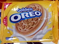 Mängden socker i Nabisco oreo cookies golden 1x14.3 oz