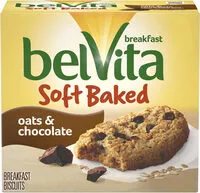 Mängden socker i Soft baked oats chocolate breakfast biscuits count box