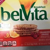 Mängden socker i Cranberry orange breakfast biscuits