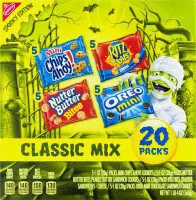 Mängden socker i Nabisco classic mix variety with cookies crackers count box