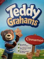 Mängden socker i Nabisco teddy grahams cookies cinnamon 1x10.000 oz