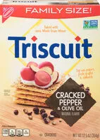 Mängden socker i Cracked pepper & olive oil creackers