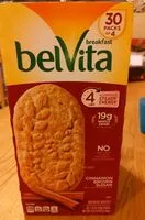Mängden socker i Belvita breakfast cinnamon brown sugar
