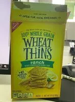 Mängden socker i Ranch Wheat Thins