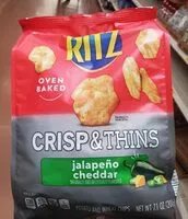 Mängden socker i Crisp & thins jalapeno cheddar potato and wheat chips