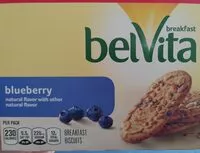 Mängden socker i Belvita blueberry breakfast bars