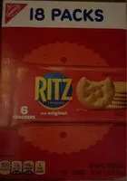 Mängden socker i Ritz 6 crackers pack