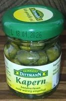 Mängden socker i Kapern