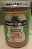 Mängden socker i Organic creamy peanut butter