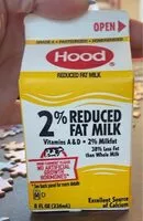 Mängden socker i 2% Reduced Fat Milk