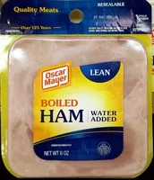 Mängden socker i Lean Boiled Ham