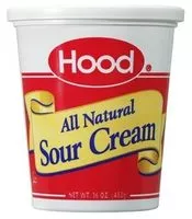 Mängden socker i All natural sour cream