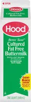 Mängden socker i Cultured fat free buttermilk