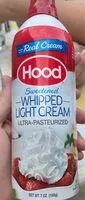 Mängden socker i Whipped light cream
