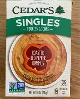 Mängden socker i Roasted Red Pepper Hommus