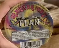 Mängden socker i authentic baked flan