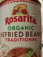 Mängden socker i Organic refried beans